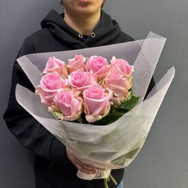 Букет из 9 роз Эквадор 50см