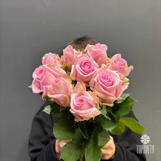 Букет из 9 роз Эквадор 50см	