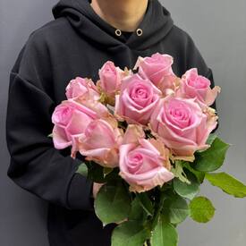 Букет из 9 роз Эквадор 50см	