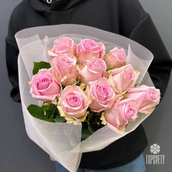 Букет из 11 роз Эквадор 50см
