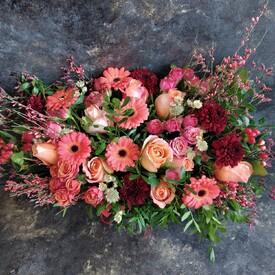 Букет из роз, хризантем и гербер 