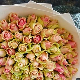 Букет из 101 розы микс 40см