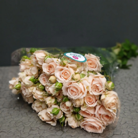 Пачка кустовых роз 50 см (10шт)	