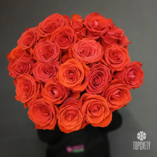 Букет из 21 розы Нина 50см