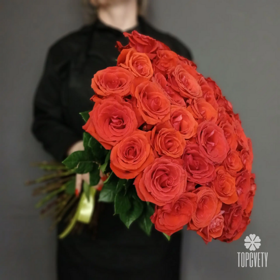 Букет из 51 розы Нина 50см