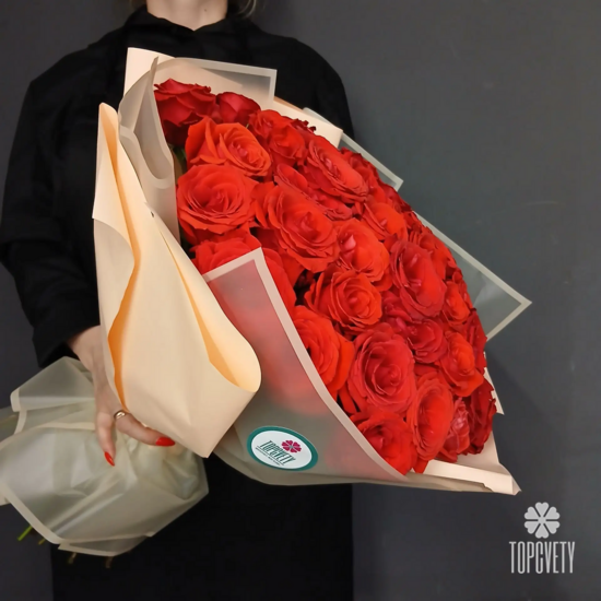 Букет из 51 розы Нина 50см