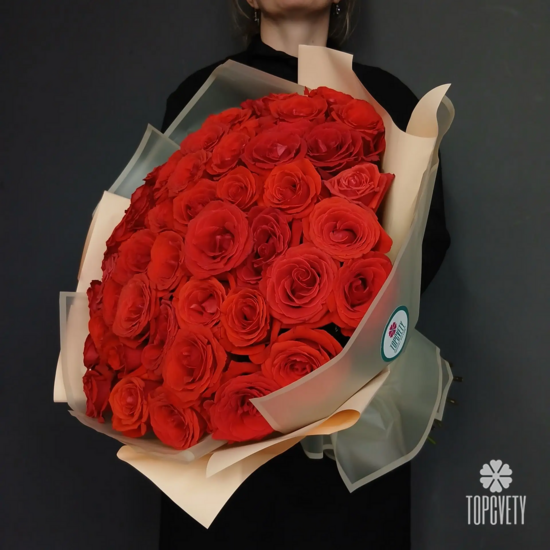 Букет из 51 розы Нина 50см