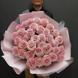 Букет из 35 роз Бимба 70см