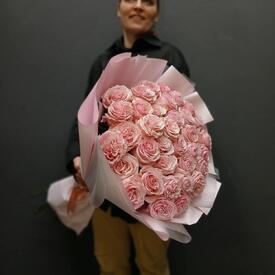 Букет из 35 роз Бимба 70см