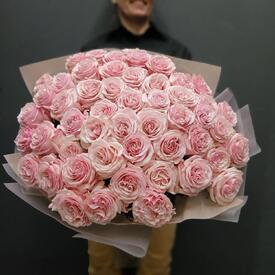 Букет из 51 розы Бимба 70см