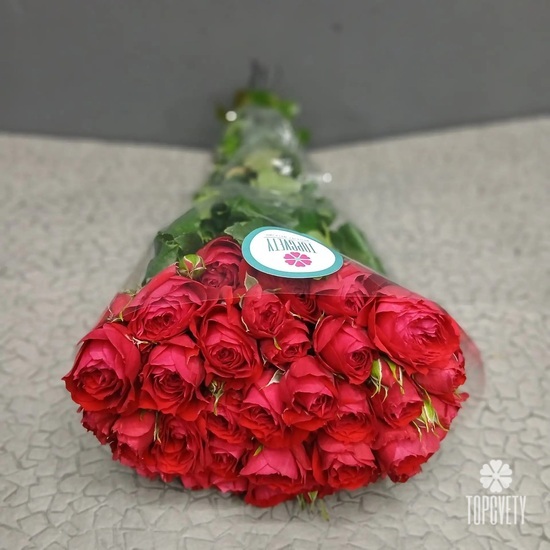 Пачка кустовых роз 50 см (10шт)