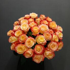 Букет из 35 роз Кабарет 50см