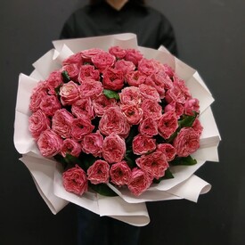 Букет из 51 розы  Риджентс Парк 50см