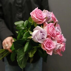 Букет из 13 роз микс 50см