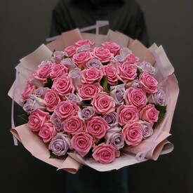 Букет из 51 розы микс 50см