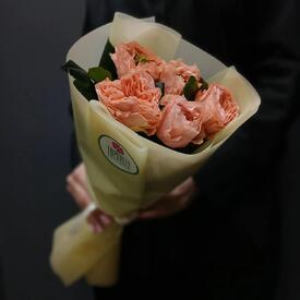  Букет из  5 роз Питер Парк Россия 50см
