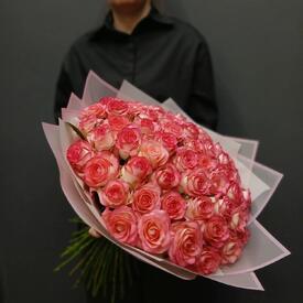 Букет из 51 розы Джумилия 50см
