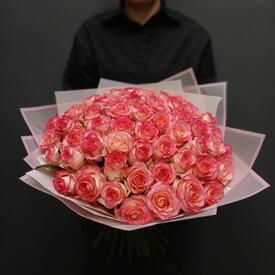 Букет из 51 розы Джумилия 50см