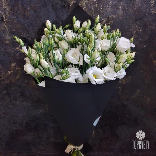 Букет из 15 белых эустом