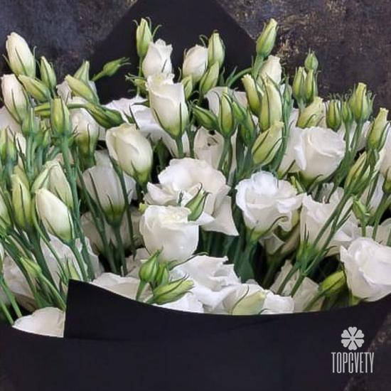 Букет из 15 белых эустом