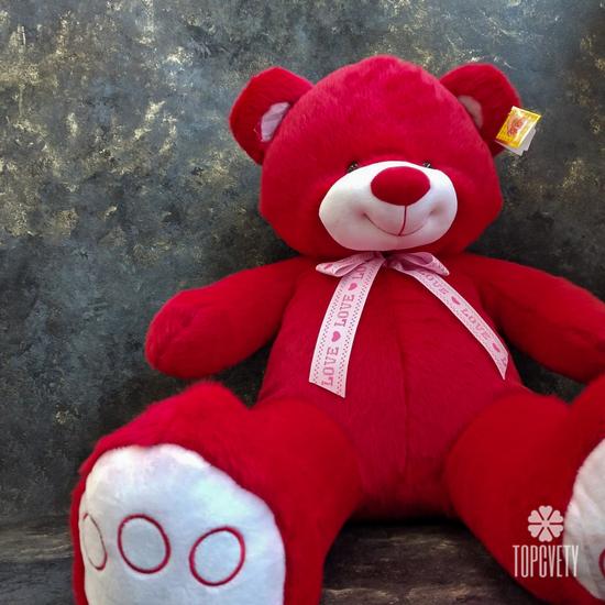 Игрушка Красный мишка 100см