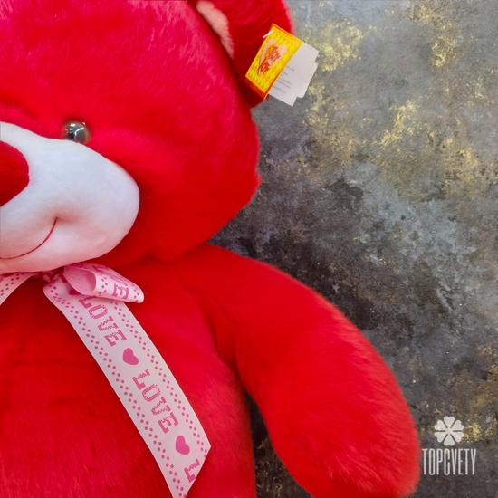Игрушка Красный мишка 100см