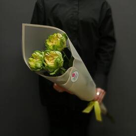 Букет из 3 роз Вегги 70см