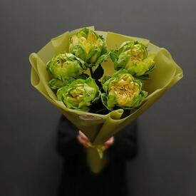 Букет из 5 роз Вегги 70см