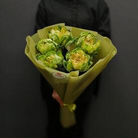 Букет из 5 роз Вегги 70см