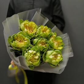 Букет из 7 роз Вегги 70см