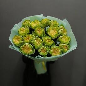 Букет из 17 роз Вегги 70см