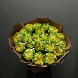 Букет из 21 розы Вегги 70см