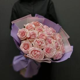 Букет из 21 розы Бимба 50см