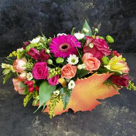 Букет из кустовых роз и гербер