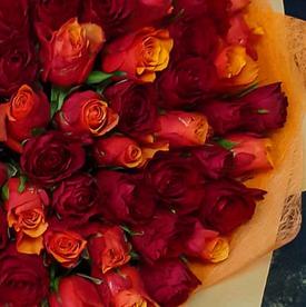Букет из 101 розы микс 40см