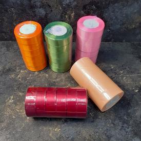 Лента атласная кремовая