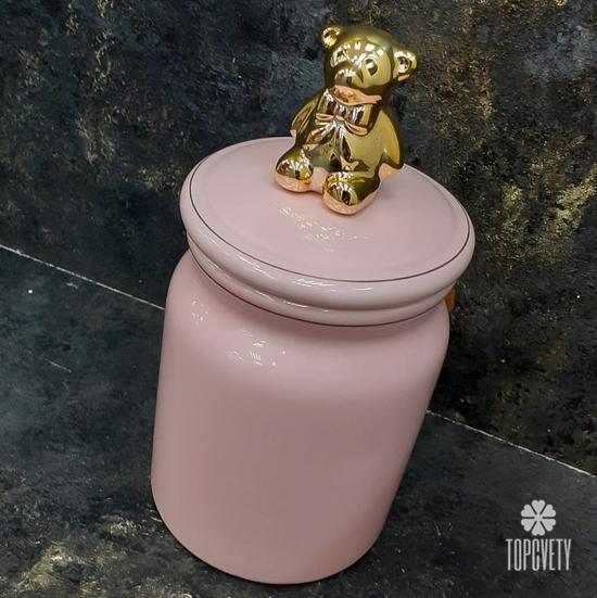 Шкатулка, баночка с крышкой