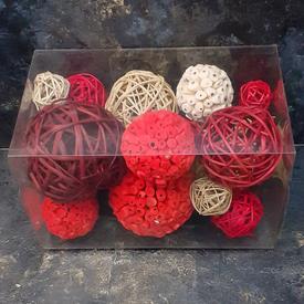 Шары Декоративные из ротанга