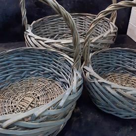 Набор плетеных корзин №1