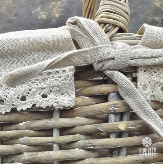 Плетеная корзина №3