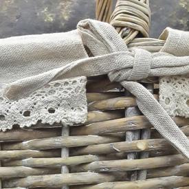 Плетеная корзина №3