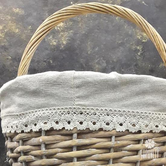 Плетеная корзина №3