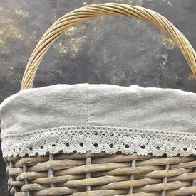 Плетеная корзина №3