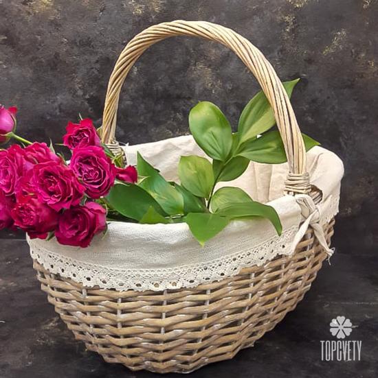 Плетеная корзина №3