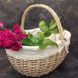 Плетеная корзина №3