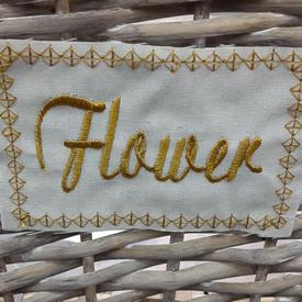 Плетеная корзина №4