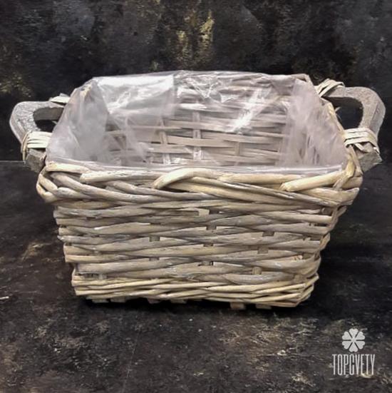 Плетеная корзина №4