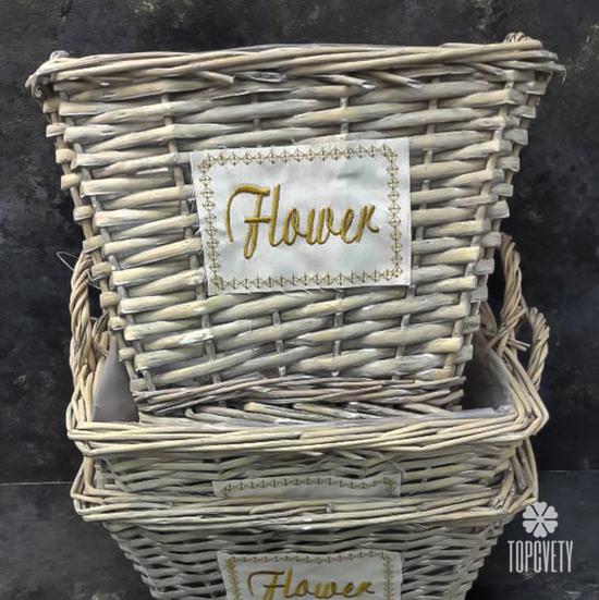 Плетеная корзина №4