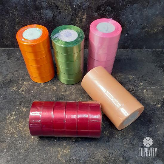 Лента атласная красная