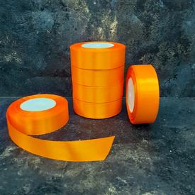 Лента атласная оранжевая